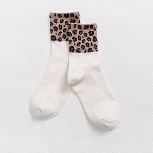 Hot Retro Leopard Print Socks