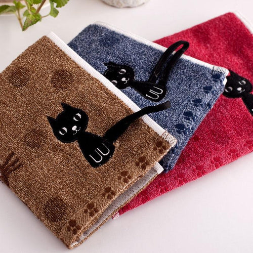 Cat Printed Soft Towels